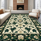 Ornate Floral Vine Pattern Rug