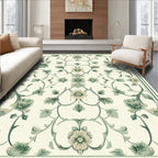 Elegant Floral Vine Pattern Rug