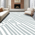 Abstract Jagged Stripe Pattern Rug