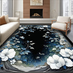 Whimsical Floral Woodland Charm Rug