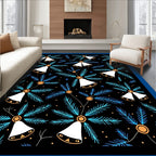 Christmas Bells and Pine Needles Rug