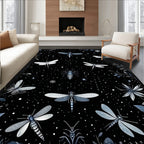 Magical Insect Starry Night Design Rug