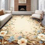 Vintage Floral Vine Design Rug