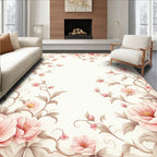 Vintage Floral Swirl Pattern Rug