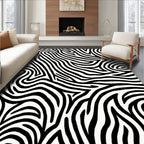 Classic Zebra Striped Design Rug