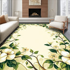 Vining Ivory Floral Garden Design Rug