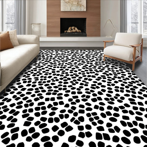 Abstract Irregular Shape Delightful Pattern Rug