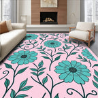 Floral Vine Pattern Rug
