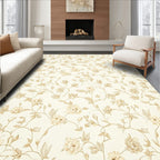 Delicate Floral Vine Pattern Rug