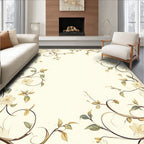 Vintage Floral Vine Scroll Rug