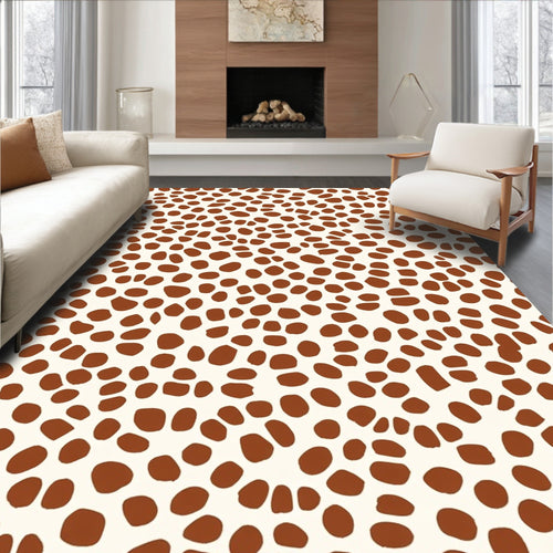 Abstract Dalmatian Print Rug