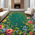 Floral Vine Nature Inspired Rug