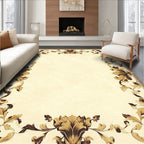 Ornate Floral Scroll Design Rug