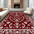 Classic Floral Mandala Pattern Rug