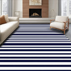 Classic Horizontal Stripe Pattern Rug