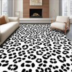 Abstract Cheetah Spot Pattern Rug
