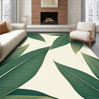 Leafy Botanical Pattern Rug