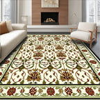 Classic Floral Vine Patterned Rug