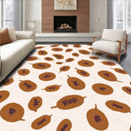 Organic Seed Pod Pattern Rug