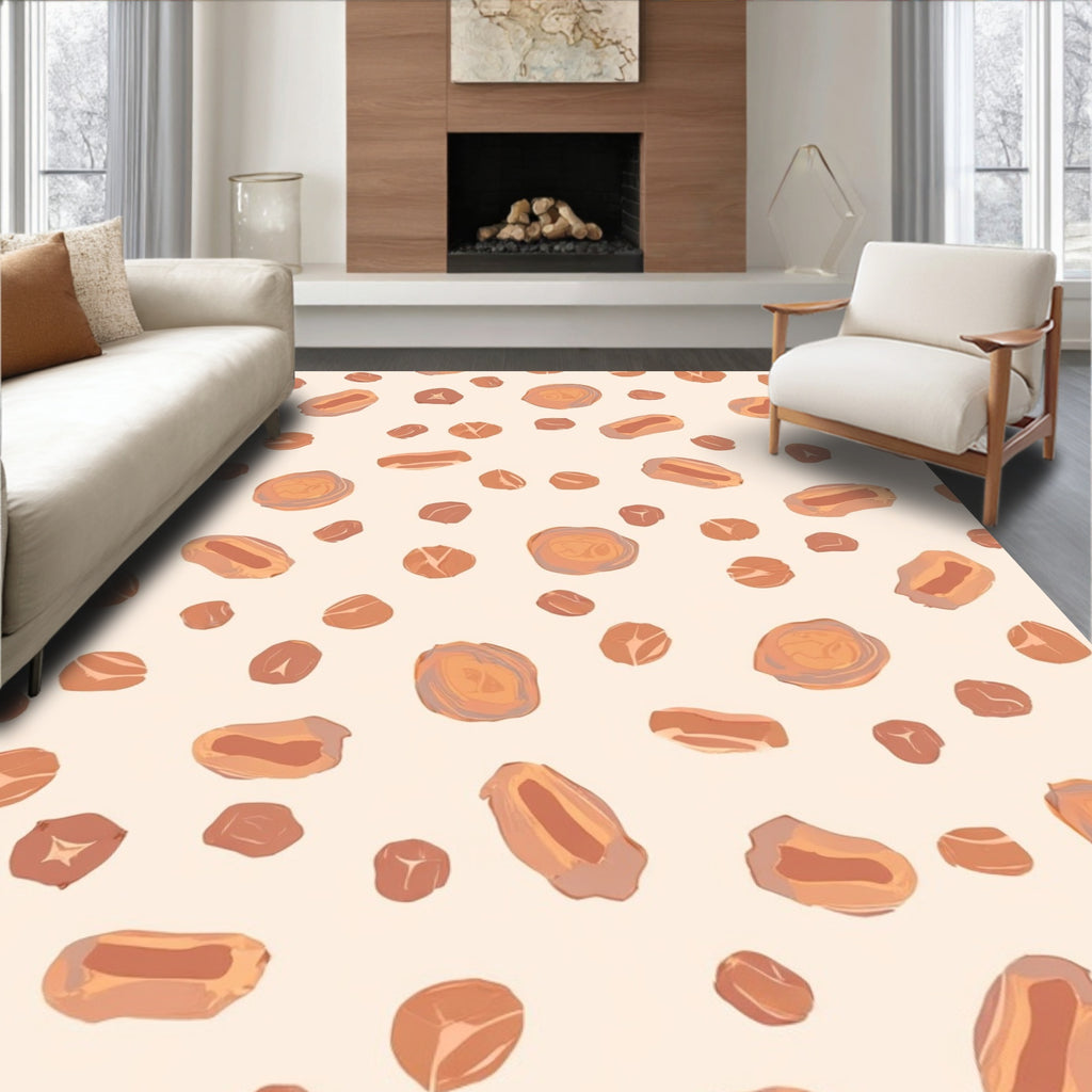 Abstract Organic Shapes Rug