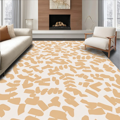 Abstract Fragment Pattern Neutral Rug