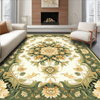 Grand Floral Medallion Border Rug