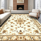 Elegant Floral Vines Garden Pattern Rug