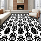 Abstract Tribal Geometric Patterned Rug
