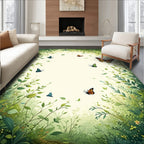 Enchanted Forest Butterfly Meadow Rug