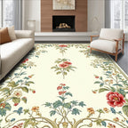 Vintage Floral Vine Pattern Rug