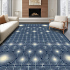 Radial Starburst Geometric Pattern Rug