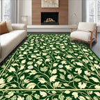 Vintage Floral Vine Pattern Rug