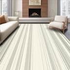 Subtle Stripe Patterned Contemporary Rug