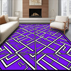 Interlocking Geometric Pattern Rug