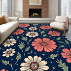 Charming Floral Pattern Rug