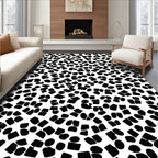 Abstract Irregular Shape Pattern Rug