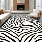 Classic Zebra Stripe Pattern Rug