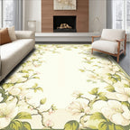 Elegant Floral Branches In Blossom Design Rug