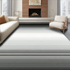 Modern Horizontal Stripe Gradient Rug