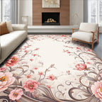 Charming Floral Vines Pattern Rug