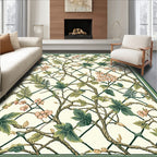 Vintage Garden Trellis Floral Rug