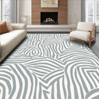 Abstract Striped Pattern Rug