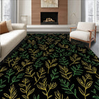 Botanical Outline Pattern Rug