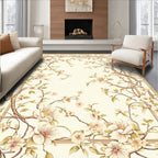 Elegant Floral Blossom Branch Design Rug