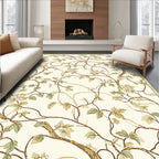 Vintage Floral Vines Pattern Rug