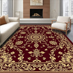 Elegant Floral Mandala Pattern Rug