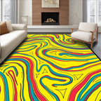 Vibrant Swirl Pattern Rug