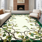 Vine Floral Garden Swirl Design Rug