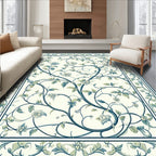 Vines and Flowers Garden Pattern Rug