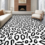 Jungle Cat Spots Abstract Pattern Rug